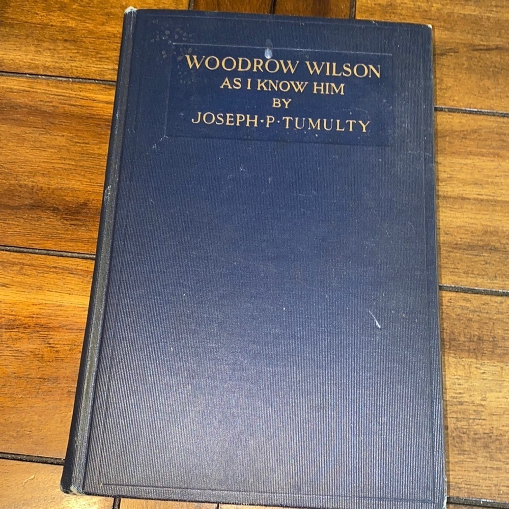 Woodrow Wilson Vintage Book
